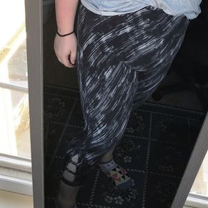 Patterned Cotton Leggings